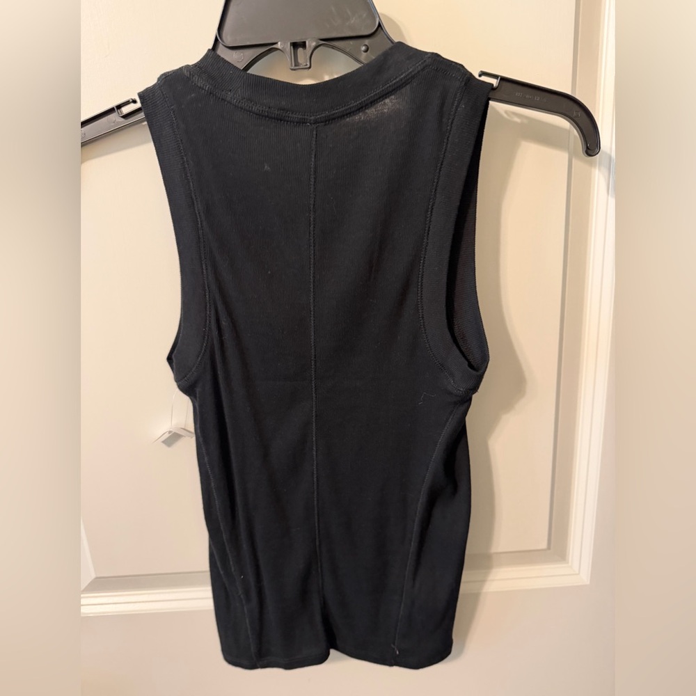 Free People Black Tank Top NWOT (partial tag) Small - Picture 2 of 2